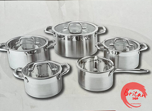 سرویس قابلمه استیلGK STORE مدل 10 پارچه